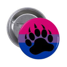 Bisexual Bear Pride Button