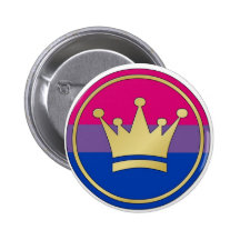 Bisexual Pride Crown Pin