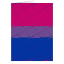 Bisexual Pride Flag Tiled Card