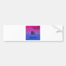 Bisexual science bumper stickers
