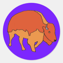 Bison Bison stickers