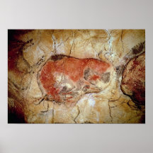 Bison from the Altamira Caves Poster