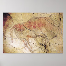 Bison from the Caves at Altamira, c.15000 BC Posters