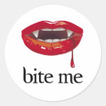 Bite Me Vampire Sticker