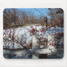 Bittersweet In Winter Setting Mouse Pad