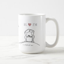 "BL heart FM " Mug