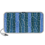 black and blue stripes speaker