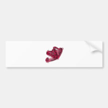 Black and Pink Hearts Bumper Stickers