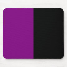 Black and Purple Split Color Mousepads