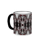 Black and Silver Elite Coffee Mugs