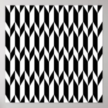 Black and White Abstract Graphic Pattern. Print