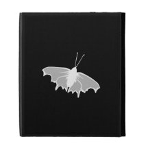 Black and White Butterfly Design. iPad Folio Cases
