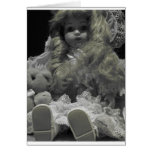 Black and White Doll Card