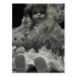 Black and White Doll Post Card