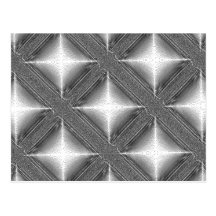 Black and White Glow Post Card