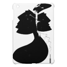 Black and white goth gothic art nouveau Salome