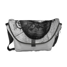 Black and White Icon Bag Messenger Bags