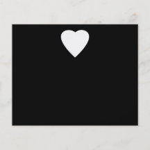 Black and White Love Heart Design. Flyers