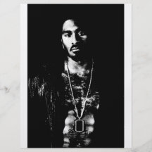 Black and White Male flyer
