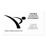 Black and White Martial Arts Business Card