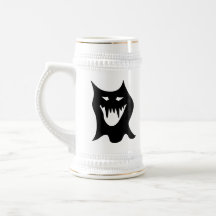 Black and White Monster. Mugs