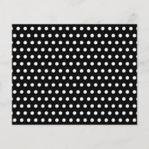 Black and White Polka Dot Pattern. Spotty. Flyer