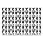 Black and White Skull Pattern. Business Card