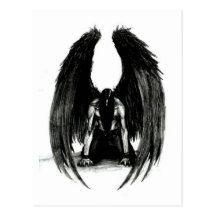 Black Angel postcard