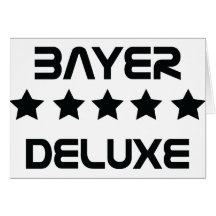 black bayer deluxe icon card