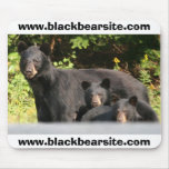 black bears mouse mat