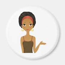 Black beauty fridge magnets