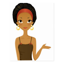 Black beauty postcard