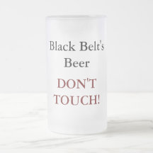 Black Belt Beer Mugs