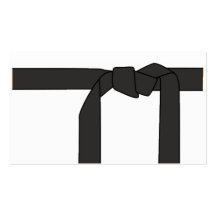 Black Belt/Karate Instructor Business Card