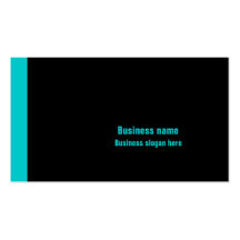 Black & Blue Business Card Template