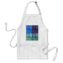 Black & Blue Hamsa Apron