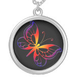 Black Butterfly Necklace
