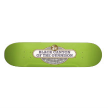 Black Canyon Gunnison National Park Skate Deck