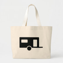 black caravan icon canvas bags