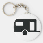 black caravan icon key chain