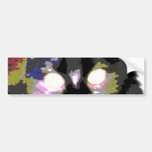 Black Cat Bumper Sticker