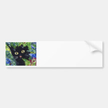Black Cat Bumper Stickers