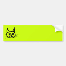 Black Cat Bumper Stickers