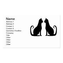 Black Cat Design Business Cards