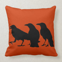 Black Crows Pillow