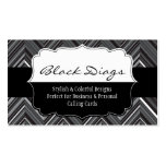 Black Diags Bizcard Business Cards