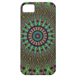 Black Dotted Burst Green