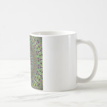 Black Dotted Burst Green Mugs