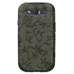 Black Floral Samsung Galaxy Case