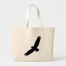 black flying eagle bag